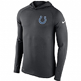 Men's Indianapolis Colts Nike Charcoal Stadium Touch Hooded Performance Long Sleeve T-Shirt,baseball caps,new era cap wholesale,wholesale hats
